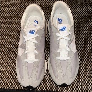 New Balance Gray & White Sneakers
